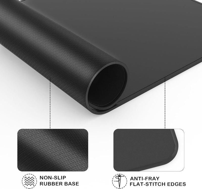 eulps Mouse Pad with Stitched Edge, Multiple Patterns Computer Mouse Pads with Non-Slip Rubber Base, Washable Cloth Mousepad, for Gaming, Laptop, PC (Graphite) - Image 5